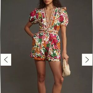 FARM Rio Flowerful Sketch Romper
